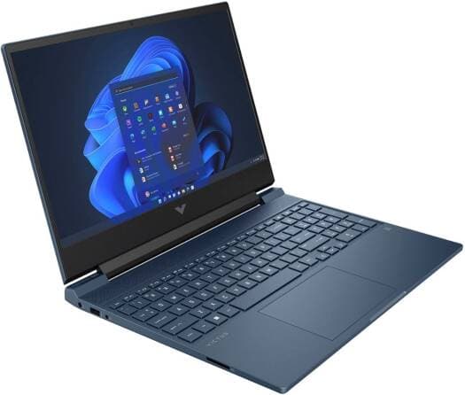 HP Victus 15-fa1163dx  Gaming Laptop, 15.6" FHD IPS 144Hz Display, Intel Core i7-12650H  Processor, 16GB RAM, 512GB SSD, NVIDIA RTX 4050 6GB GPU, Windows 11 Home, Performance blue