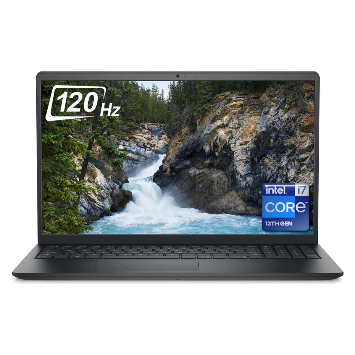 Dell Vostro 3530 Laptop, 15.6" FHD Diagonal 120Hz Display, Intel Core i7-1355U Processor, 8GB RAM, 512GB SSD, Intel UHD Graphics, DOS, Carbon Black