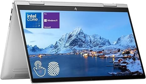 HP Envy X360 14-es1023dx 2-in-1 Laptop, 14" FHD IPS Touch Display, Intel Core Ultra 7 150U, 16GB RAM, 512GB SSD, Intel Graphics, Windows 11 Home, Silver