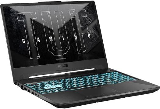 ASUS TUF  F15 fx506hf-hn114 Gaming Laptop, 15.6" FHD IPS 144Hz Display, Intel Core i5-11400H, 8GB RAM, 512GB SSD, NVIDIA RTX 2050 4GB GPU, Dos, Black