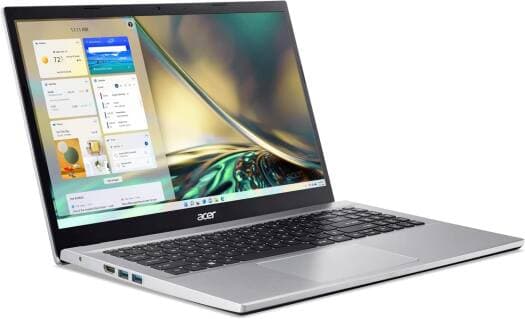 Acer Aspire 3 A315 Laptop, 15.6" FHD IPS ComfyView Display, Intel Core i7-1255U, 16GB RAM, 512GB SSD, Intel Iris XE Graphics, Dos, Silver