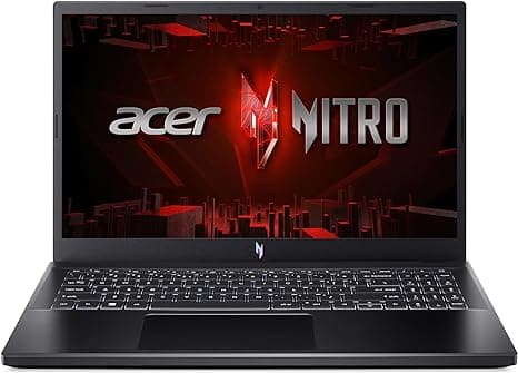 Acer Nitro  ANV15-51-93PU Gaming Laptop, 15.6" FHD IPS Display, Intel Core i9-13900H, 16GB RAM, 512GB SSD, NVIDIA RTX 4060 8GB GPU, Windows 11, Black
