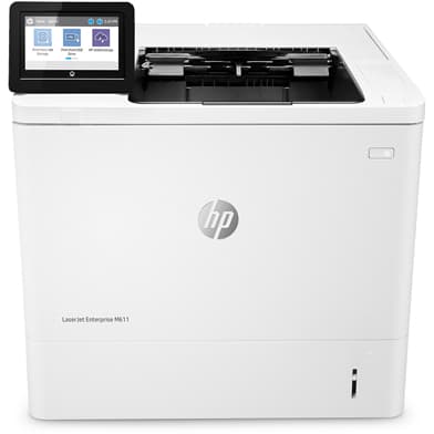 HP LaserJet Enterprise  M611dn Desktop Laser Printer - Monochrome - 65 ppm Mono - 1200 x 1200 dpi Print -  Automatic Duplex Print - 650 Sheets Input - Ethernet - 275000 Pages Duty Cycle - Plain Paper Print - Gigabit Ethernet - USB