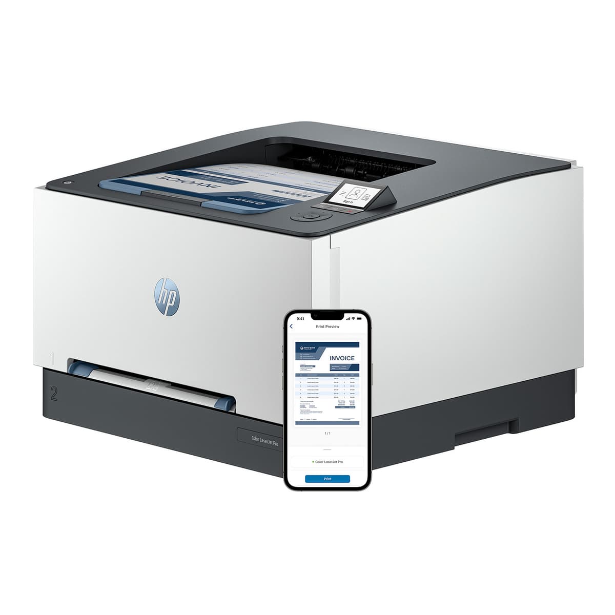 HP Printer Color LaserJet Pro 3203DW, Two-Sided Colour Printing, Reliable And Space-Saving Design, Print Speed Up to 25 PPM (Black) and 25 PPM (Colour)