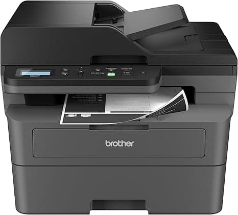 Brother DCP-L2640DW Wireless Mono Laser Multifunction 3-In-One Printer w/ 50-Page Auto Document Feeder  - Black