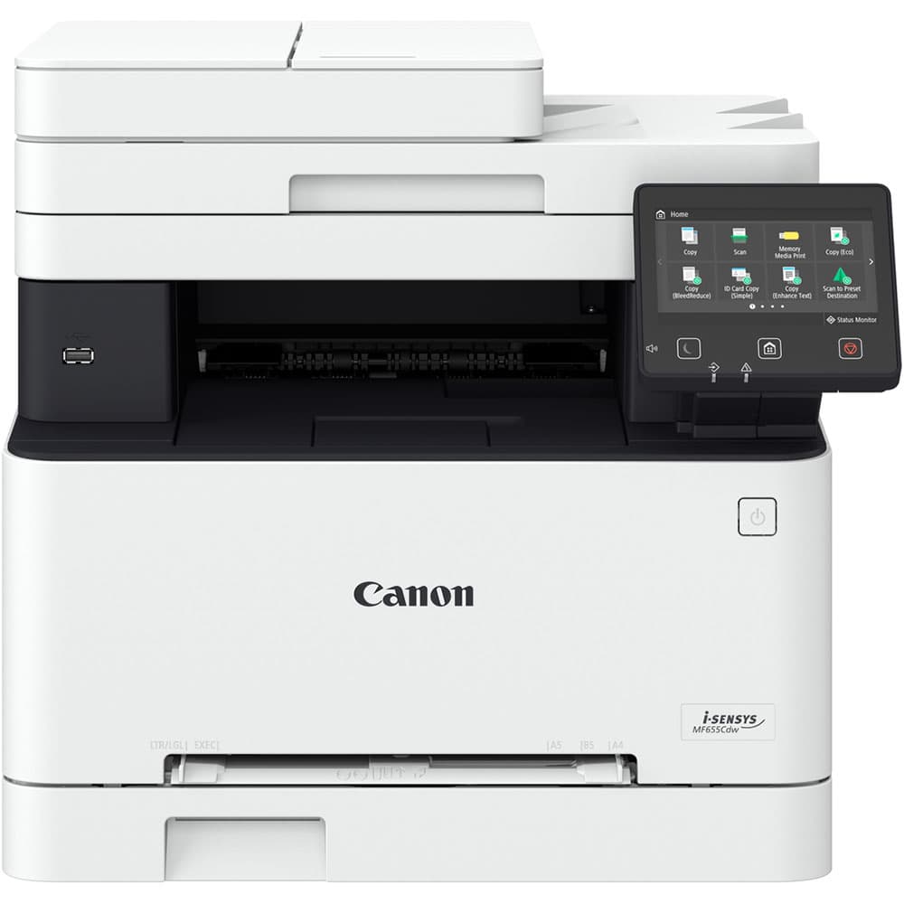 Canon i-SENSYS MF655CDW Wireless & Duples 3-in-1 (Print, Copy, Scan) Multifunction Colour Printer