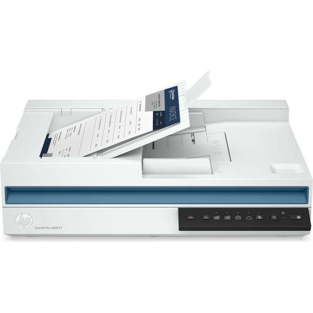HP ScanJet Pro 2600 f1 Flatbed/ADF Scanner - 1200 dpi Optical - 48-bit Color - 25 ppm (Mono) - 25 ppm (Color) - Duplex Scanning - USB